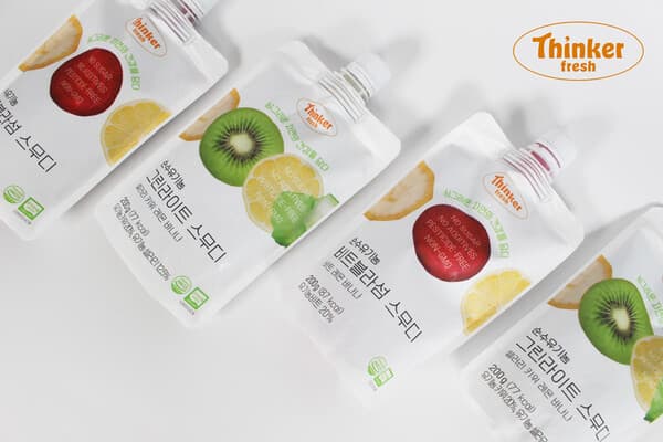 생각하는 식탁, 100% 유기농 원료 스무디 출시
